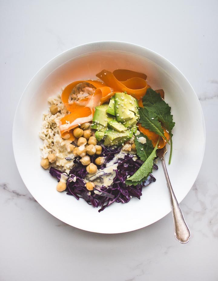 Orange Miso Tahini Dressing + a Power Lunch Salad – Happy Hearted Kitchen